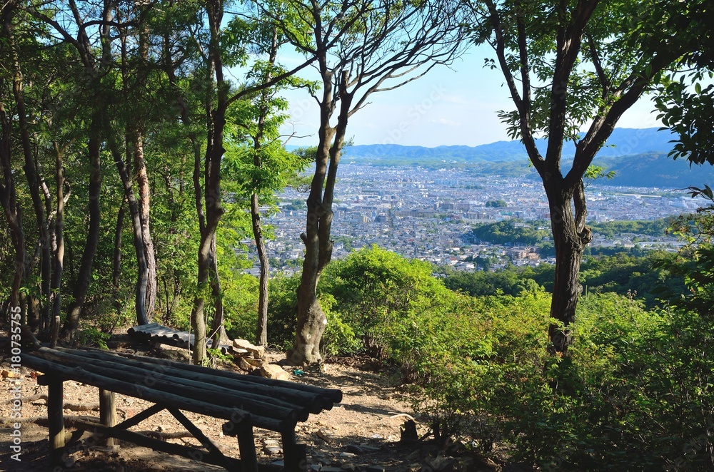 京都　成就山からの眺め