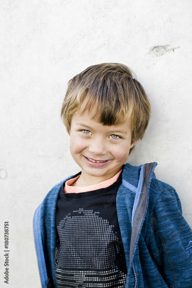 portrait of a young happy boy portrait of a young happy boy