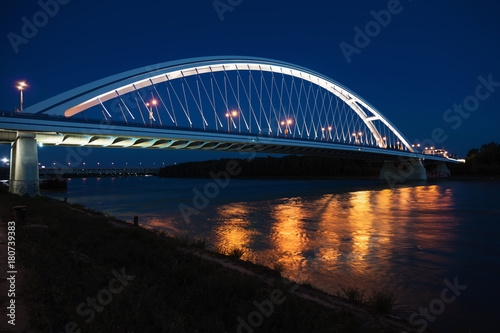 Apollo bridge by night