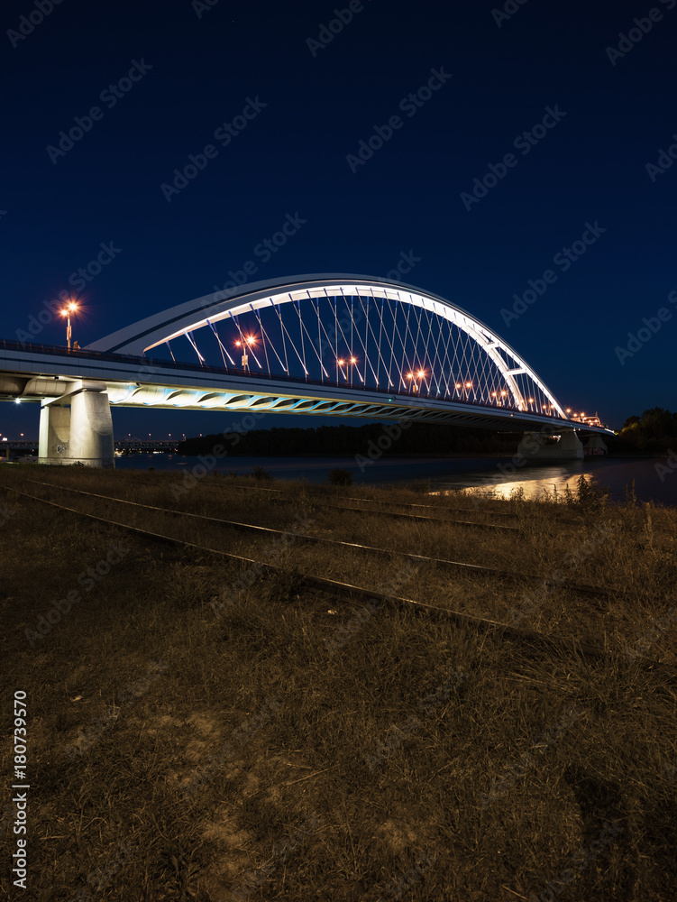 Obraz premium Apollo bridge by night