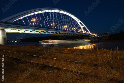 Apollo bridge by night