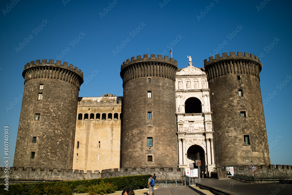 angioino castle near the port of naples