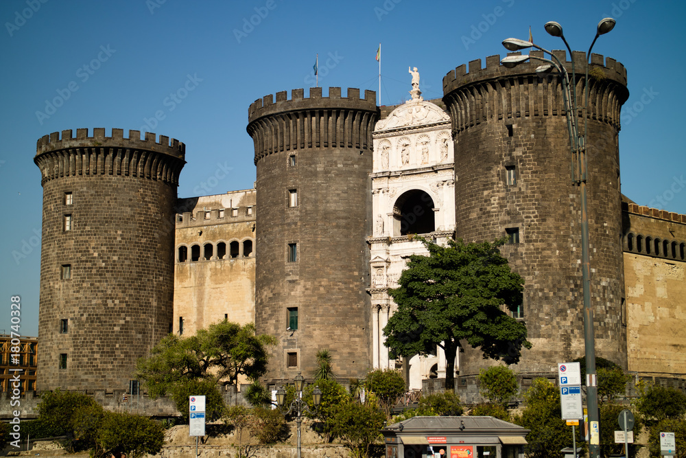 angioino castle near the port of naples