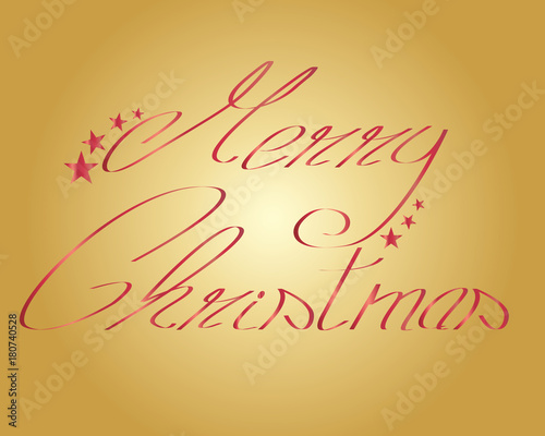 merry christmas logo red and gold 
