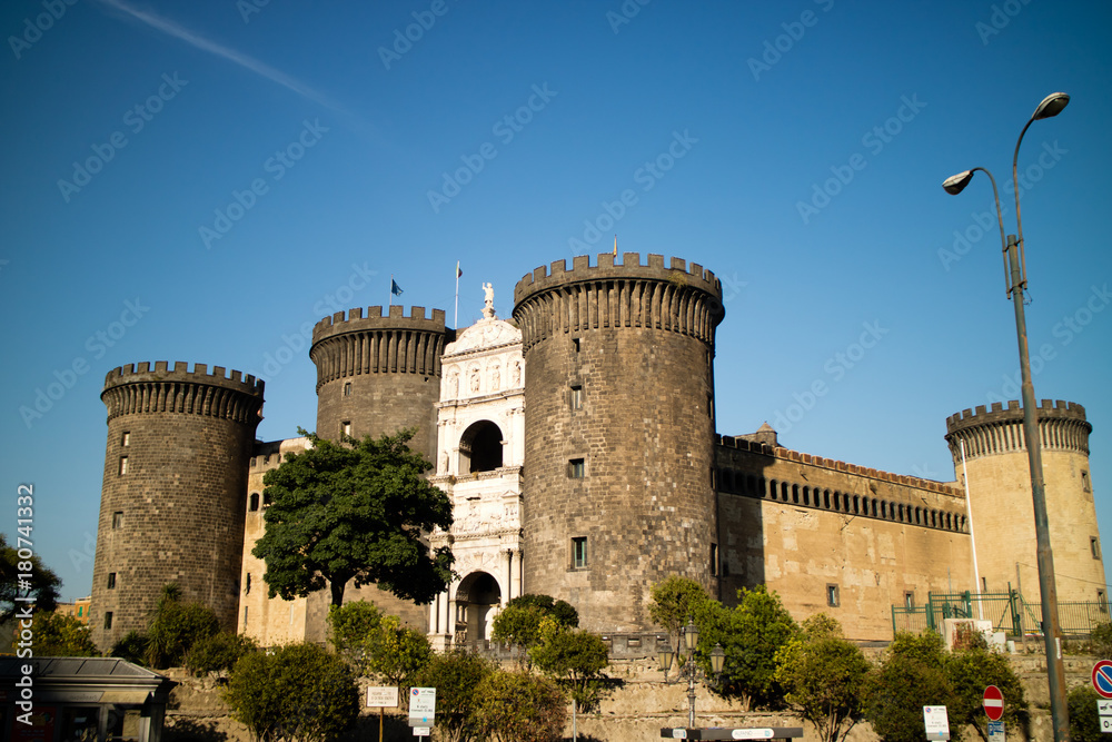 angioino castle near the port of naples