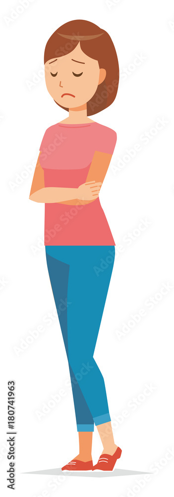 Illustration that my mom wearing short-sleeved clothes is depressed Illustration that my mom wearing short-sleeved clothes is depressed