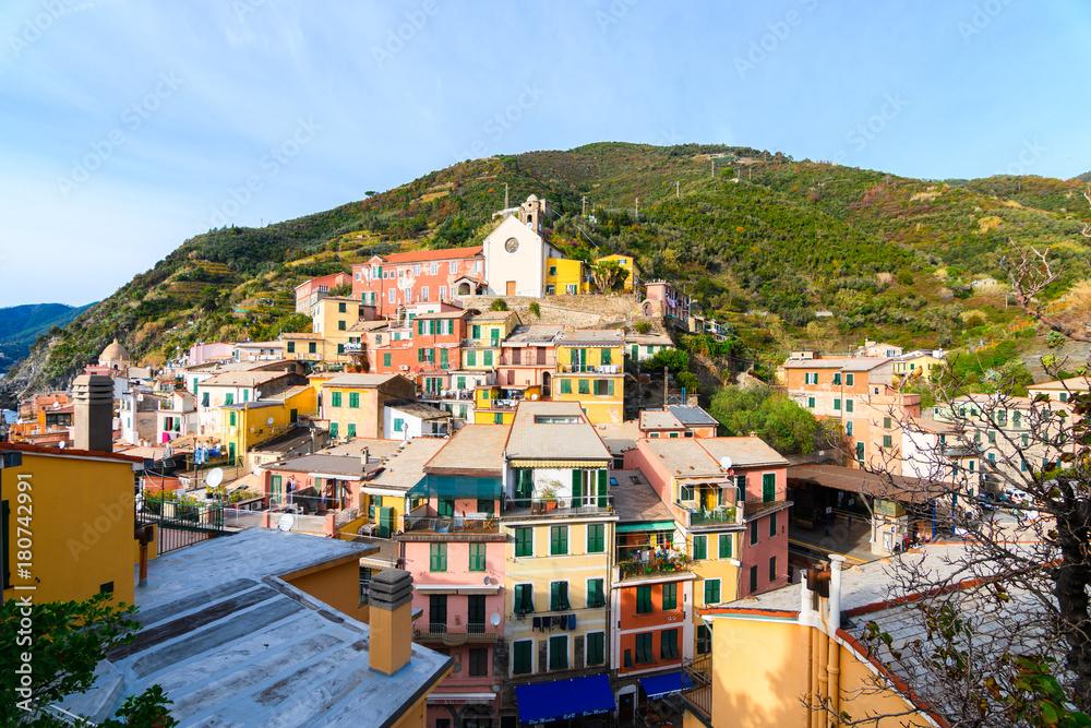 beautiful town of vernazza, italy