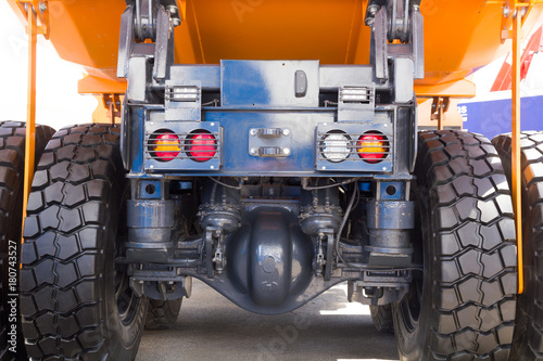 back of a truck with a body