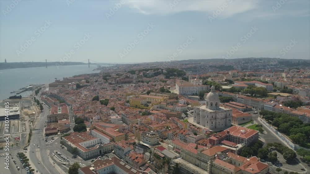 summer day lisbon cityscape bay aerial panorama 4k portugal
summer day lisbon cityscape bay aerial panorama 4k portugal