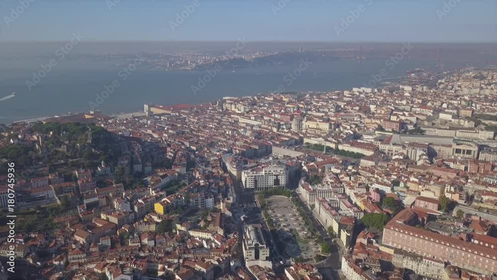 summer day lisbon city bay aerial panorama 4k portugal
summer day lisbon city bay aerial panorama 4k portugal