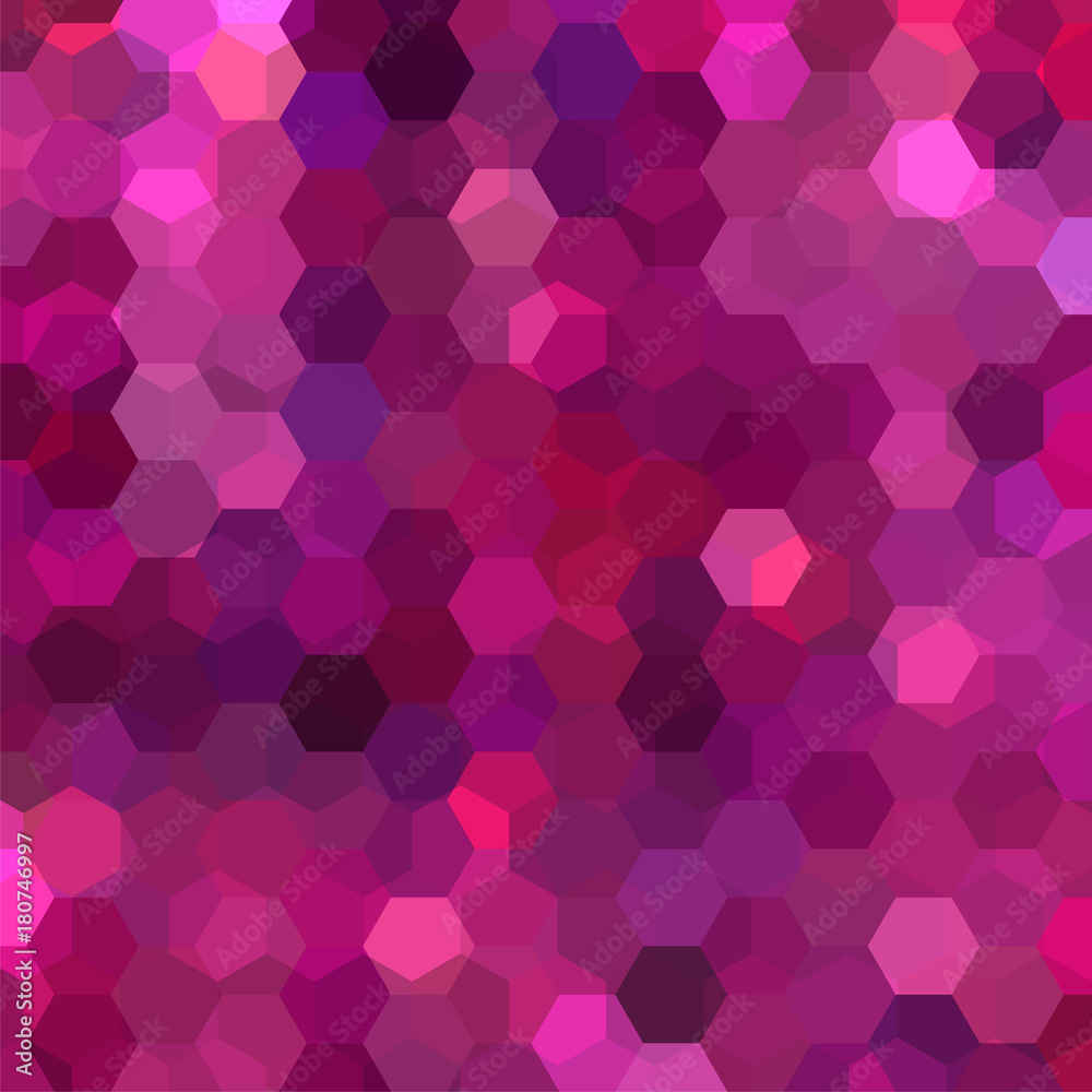 Abstract background consisting of pink hexagons. Geometric design for business presentations or web template banner flyer. Vector illustration Abstract background consisting of pink hexagons. Geometric design for business presentations or web template banner flyer. Vector illustration