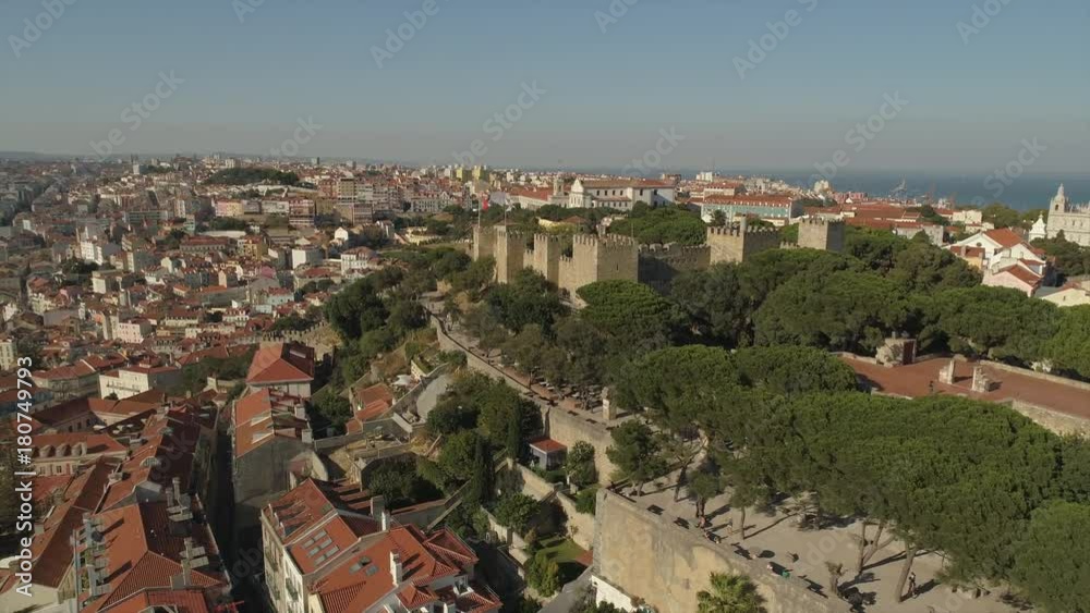 sunset time lisbon famous saint george castle aerial panorama 4k portugal
sunset time lisbon famous saint george castle aerial panorama 4k portugal