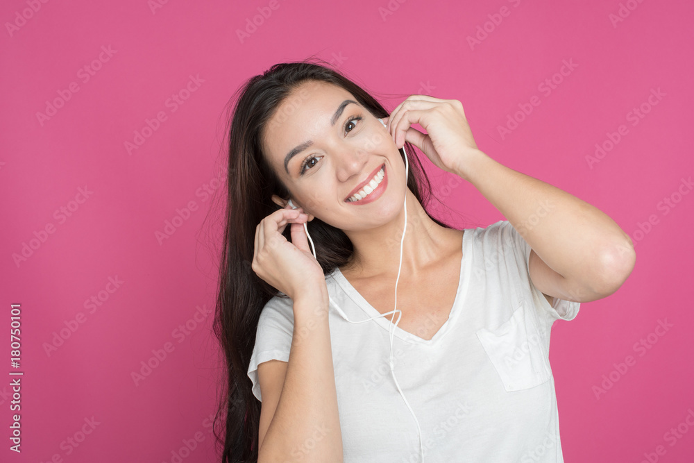 Woman With Headphones Woman With Headphones