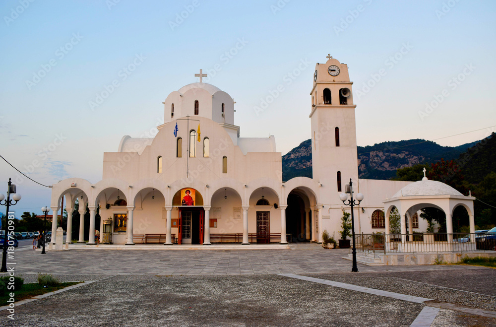 Fototapeta premium Church of Agio Panteleimon.