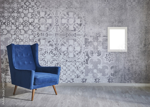 Grey Wallpaper Dark Blue Sofa And, Wallpaper To Go With Dark Grey Sofa