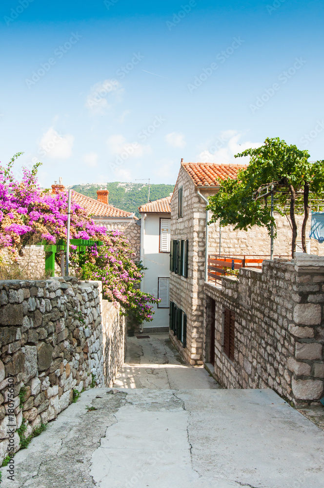 Old town on the island of Rab