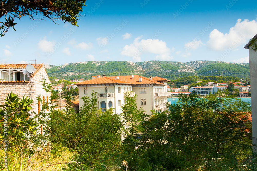 Obraz premium Old town on the island of Rab
