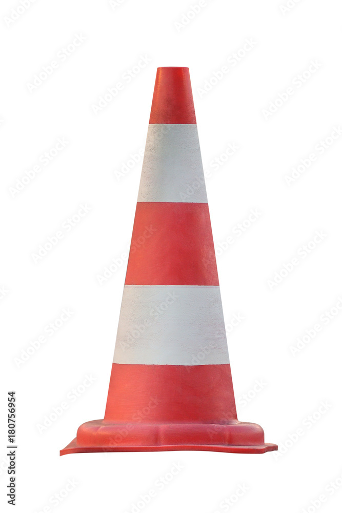 cone for roadworks isolated on white background cone for roadworks isolated on white background