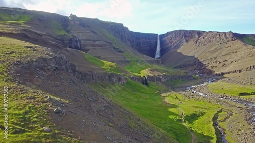 Island Wasserfall Hengifoss