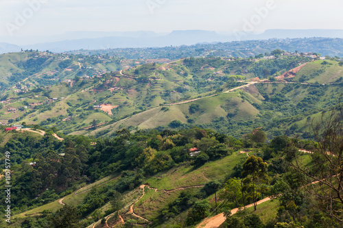 Scenic Thousand Hills Valleys Homeland Landscape