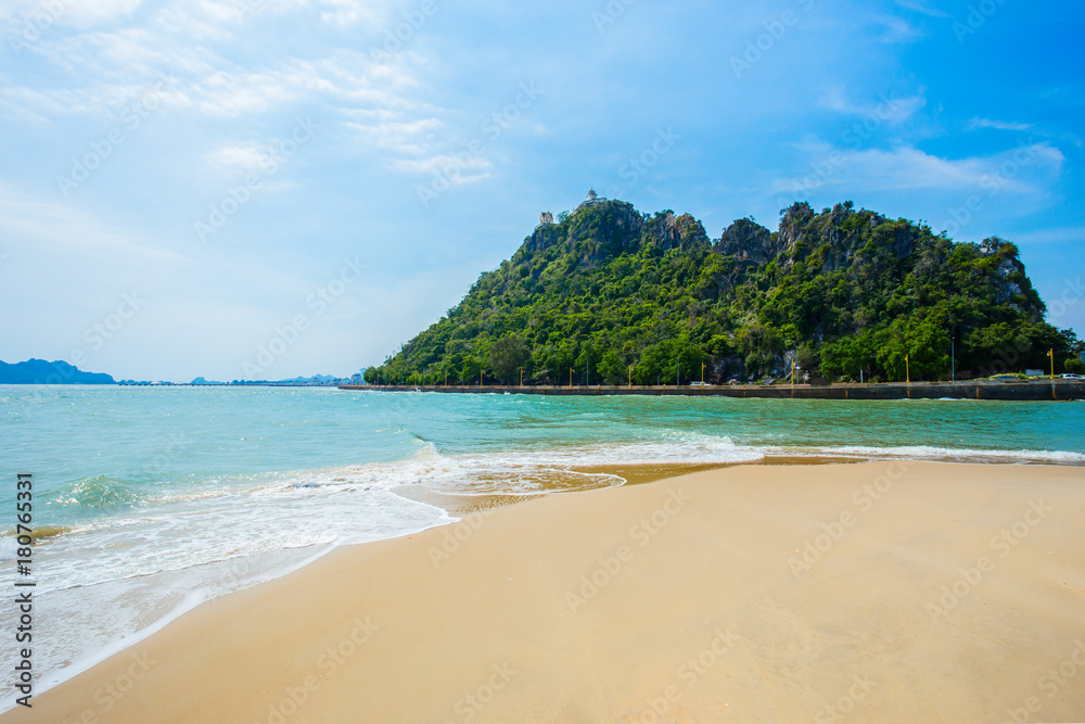 Obraz premium Beach, Climate, Cloud - Sky, Cloudscape, Dramatic Sky
