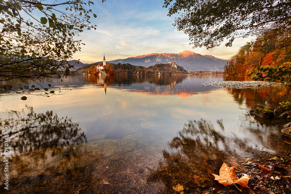Obraz premium Bled Lake panorama