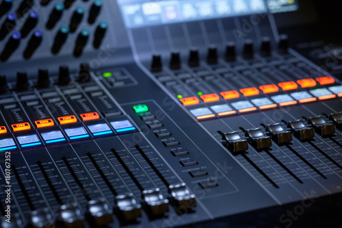 Professional audio sound mixer