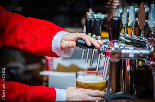 Santa Claus in a pub