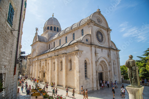 Kathedrale des heiligen Jakob in Sibenik, Dalmatien, Kroatien photo