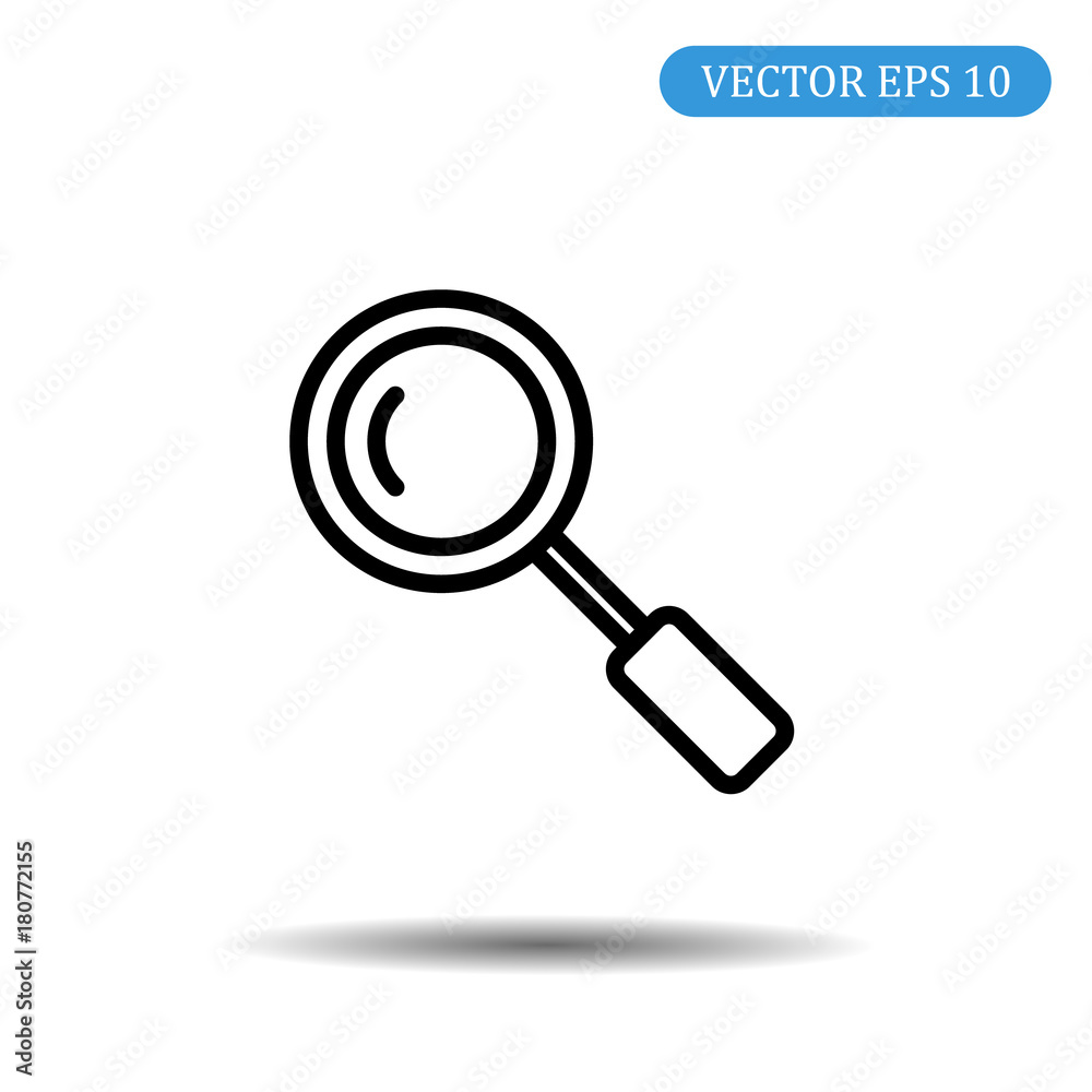 Search Icon Vector Illustration on the white background.EPS 10. Search Icon Vector Illustration on the white background.EPS 10.