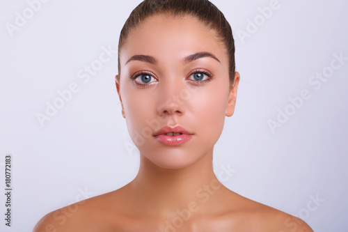 beautiful girl natural makeup beautiful skin