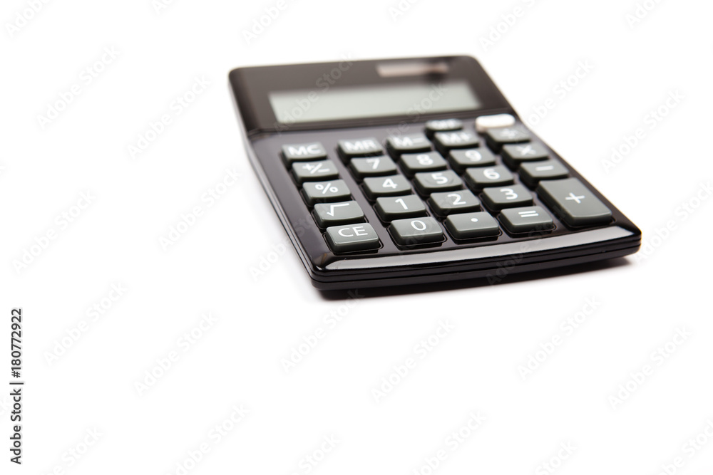 calculator isolated on white background calculator isolated on white background