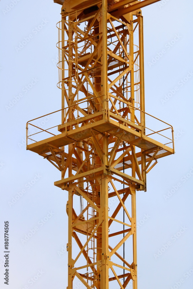 Part of an Industrial construction cranes Part of an Industrial construction cranes