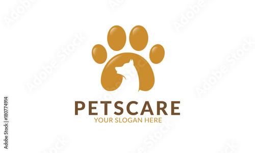 Wallpaper Mural Pets Care Logo Torontodigital.ca