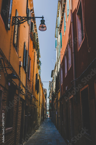 Old retro street without anyone in Italy Venice in summer © Elizaveta