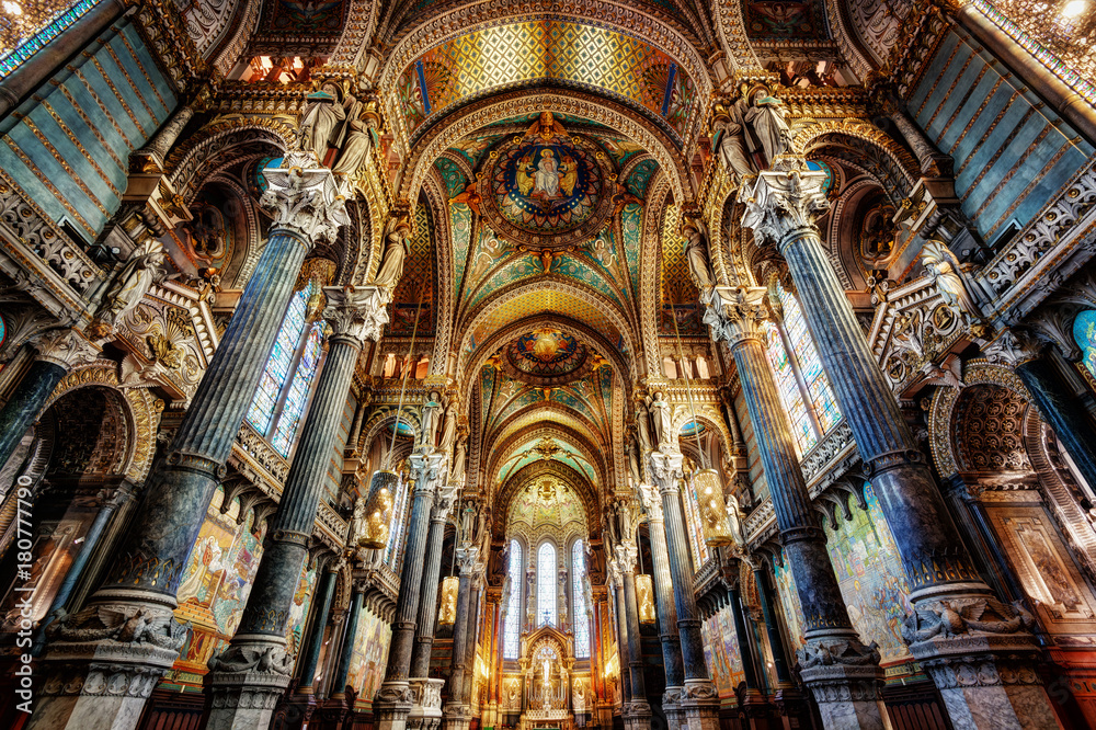 Basilica Notre Dame, Lyon, France