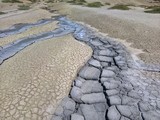 Cracked arid earth