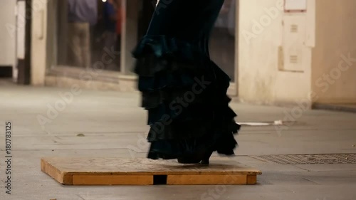 Street Spanish flamenco dance