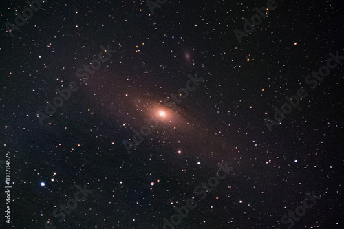 The Andromeda Galaxy as seen from Mannheim in Germany.