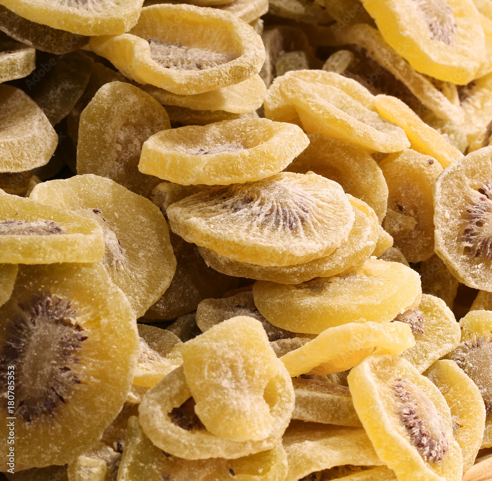 green background of kiwi