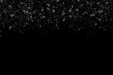 Black white lights bokeh background.