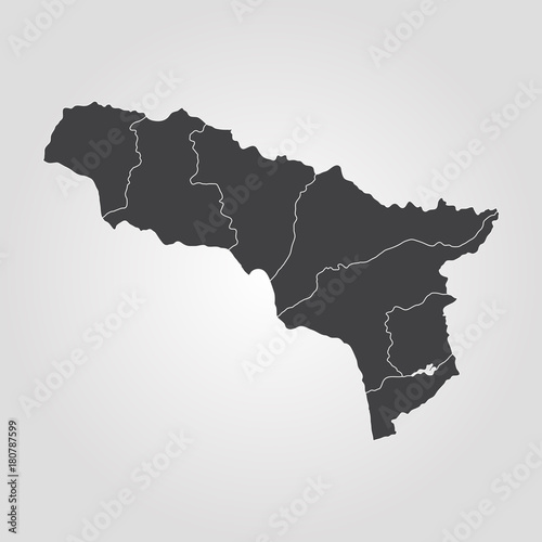 Map of Abkhazia.