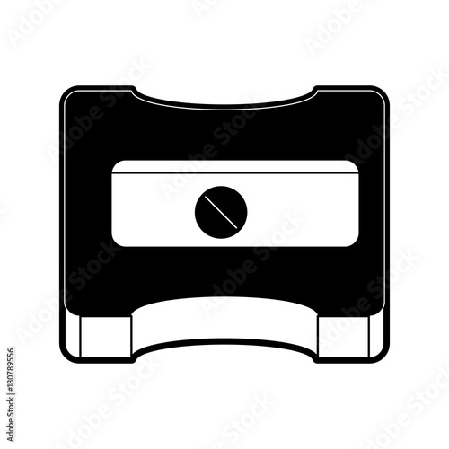 Pencil sharpener utensil icon vector illustration graphic design
