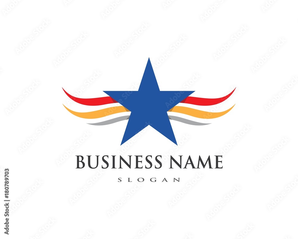 Star Logo Template vector icon illustration design Star Logo Template vector icon illustration design