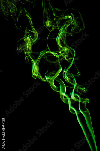 Plain background Colourful Smoke Abstract