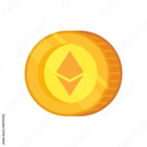 Ethereum Classic vector sign.