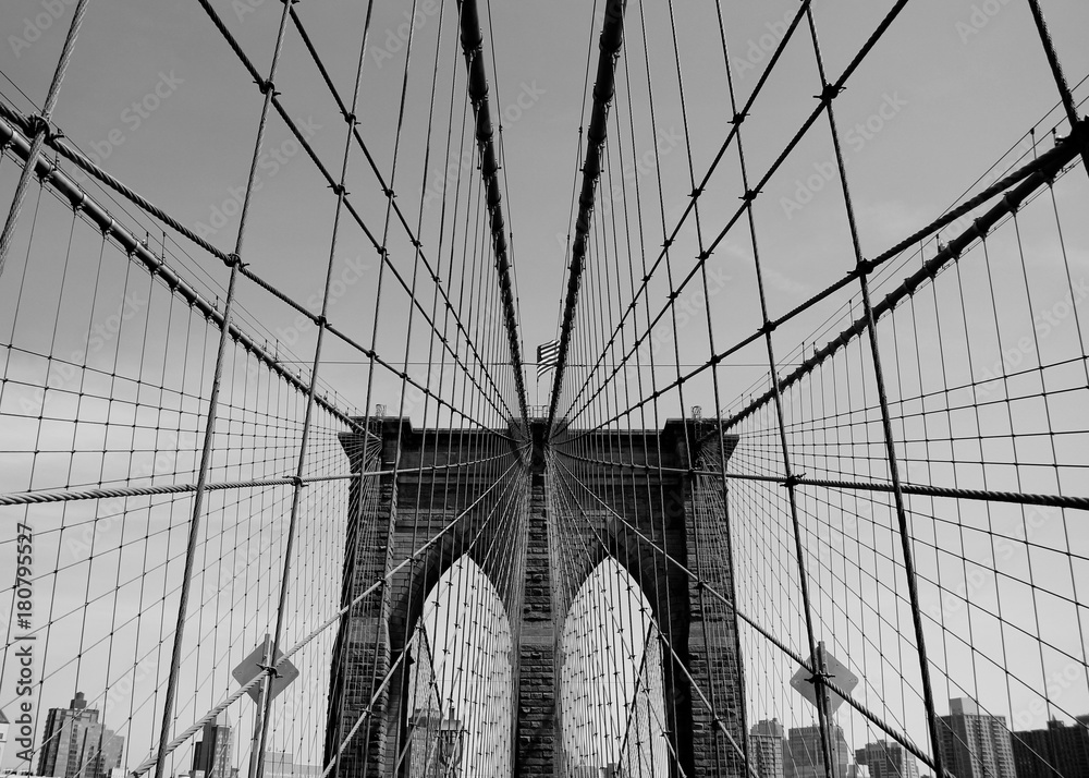 Naklejka premium Brooklyn bridge New York