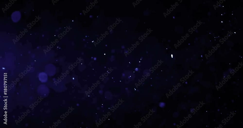 abstract gradient blue background with bokeh and particles flowing like dust, events festive holiday new year christmas overlay ready concept