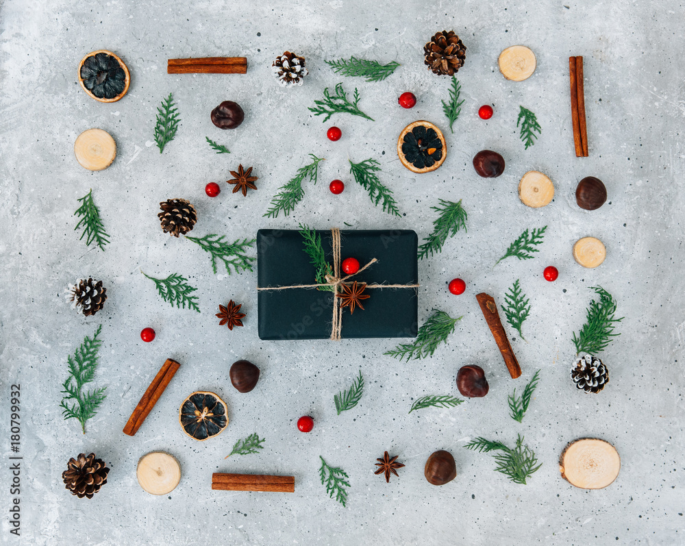 Trendy Christmas or New Year decoration Trendy Christmas or New Year decoration
