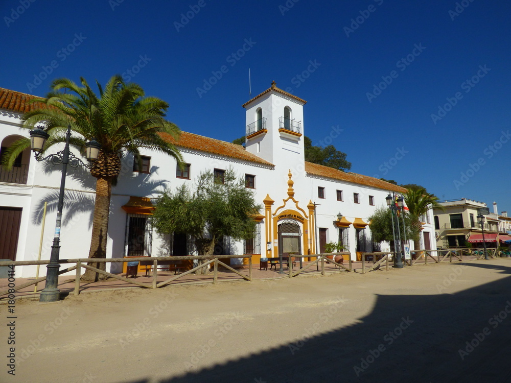 El Rocío es una pequeña aldea del municipio de Almonte (Huelva) Andalucia